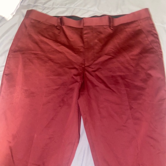Maroon stretch extra slim dress pants by express - Picture 1 of 5